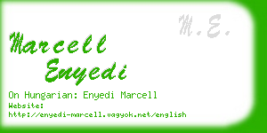 marcell enyedi business card